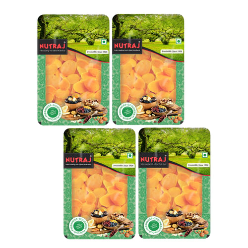 Nutraj Premium Dried Pitted Turkish Apricots 800g Tray (4 X 200g)