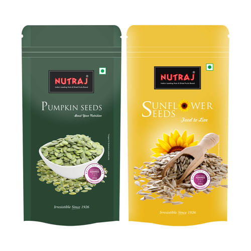 Nutraj Sunflower Seeds and Pumpkin Seeds - 400g (200 g Each)