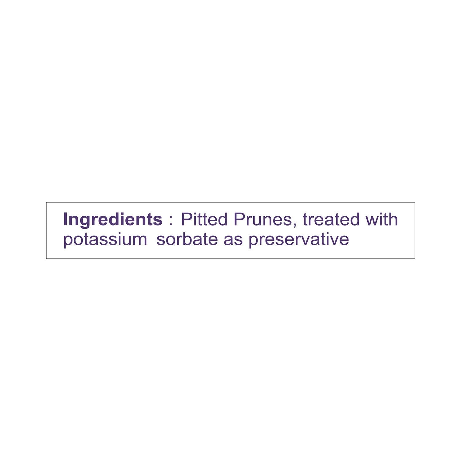 Nutraj California Pitted Prunes (Dried Seedless Plums) 200g