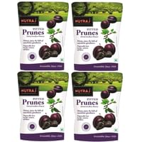Nutraj California Pitted Prunes (Dried Seedless Plums) 800g (4 X 200g)