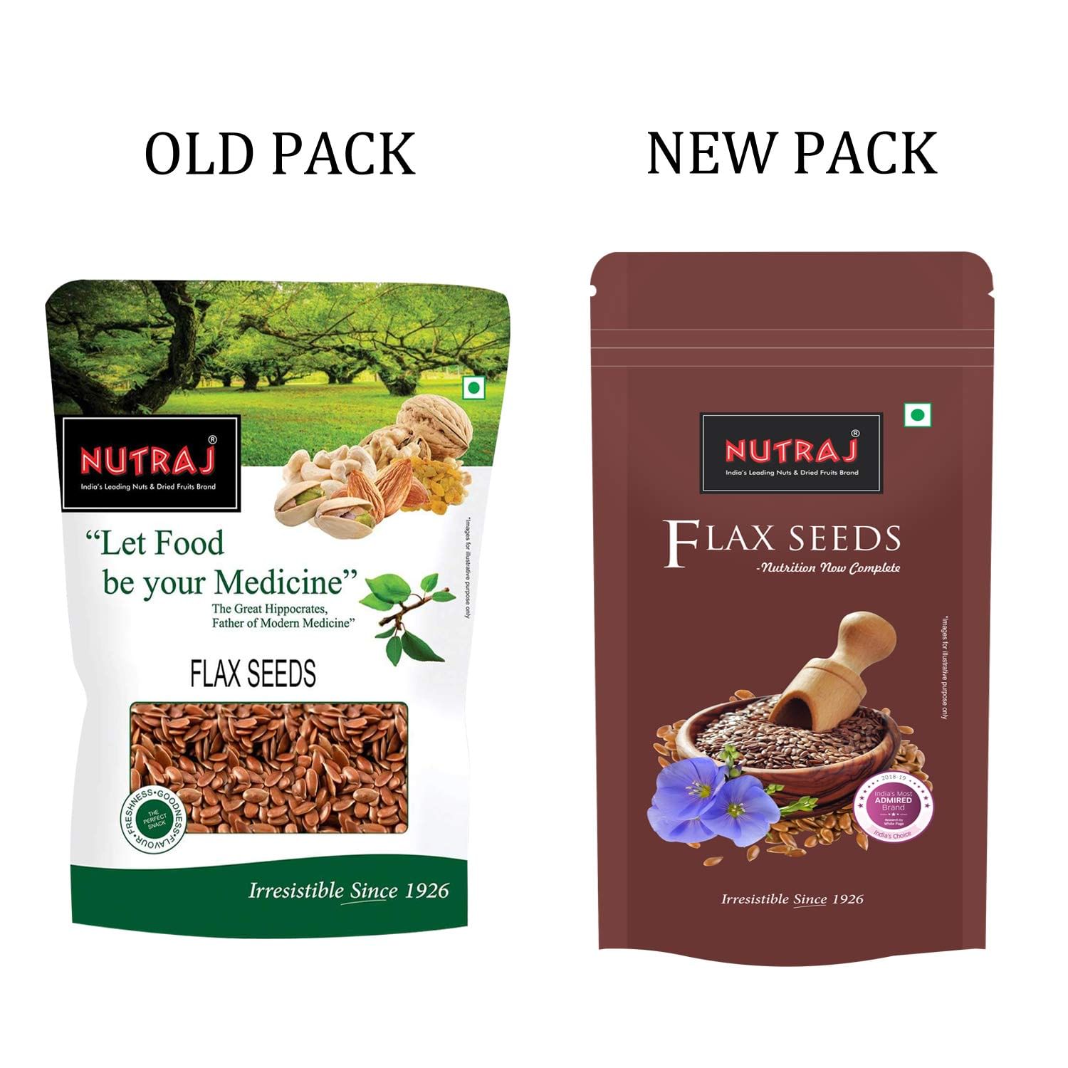 Nutraj Flax Seeds and Chia Seeds (200 gm Each)