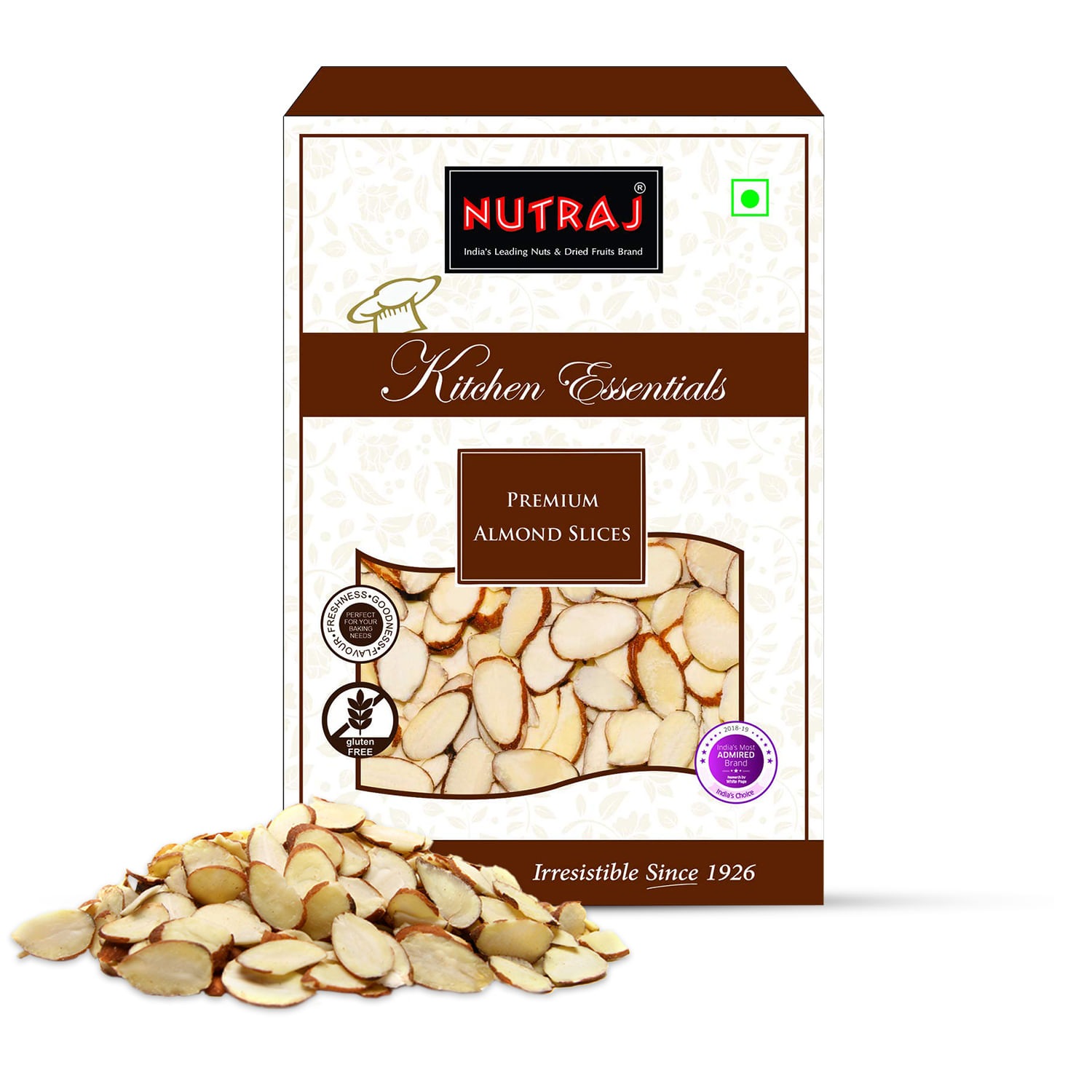 Nutraj Kitchen Essential Premium Almond Slices 400g (2 X 200g)