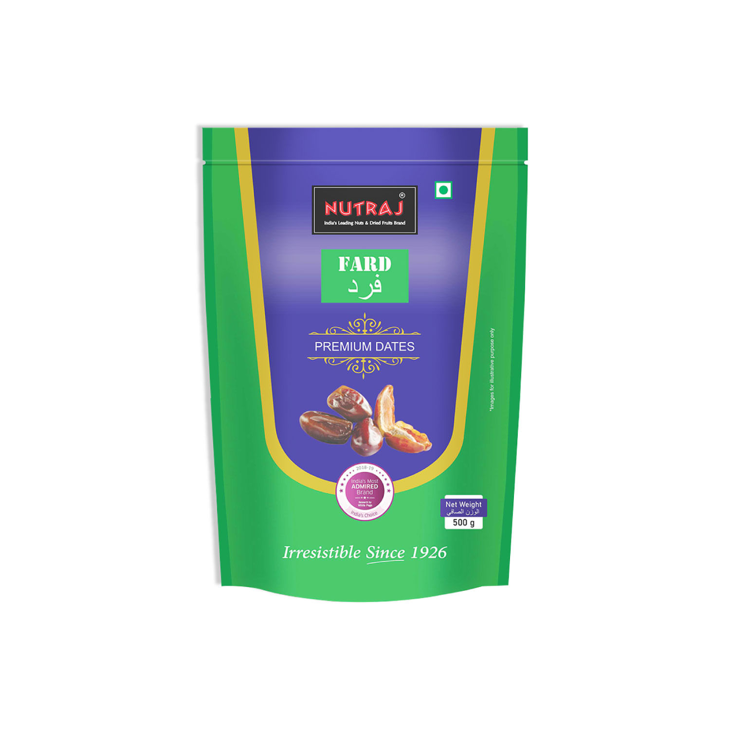 Nutraj Fard Premium Dates (500g) and Nutraj Signature Dried Figs (Anjeer) (400g) - Vacuum Pack - 900g