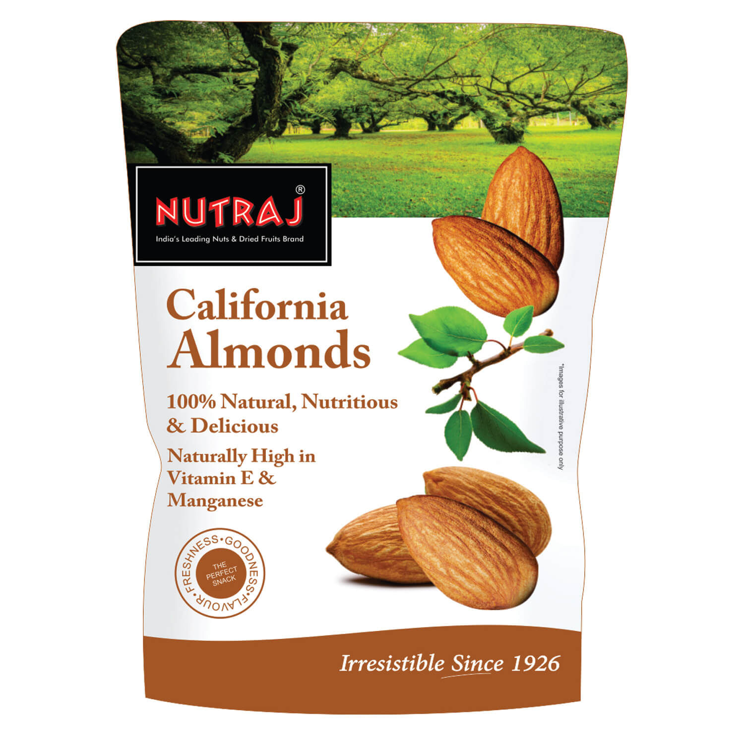 Nutraj Daily Needs Dry Fruits Combo Pack (Almonds, Cashews, Raisins, Pistachios) - 1Kg (250g Each)