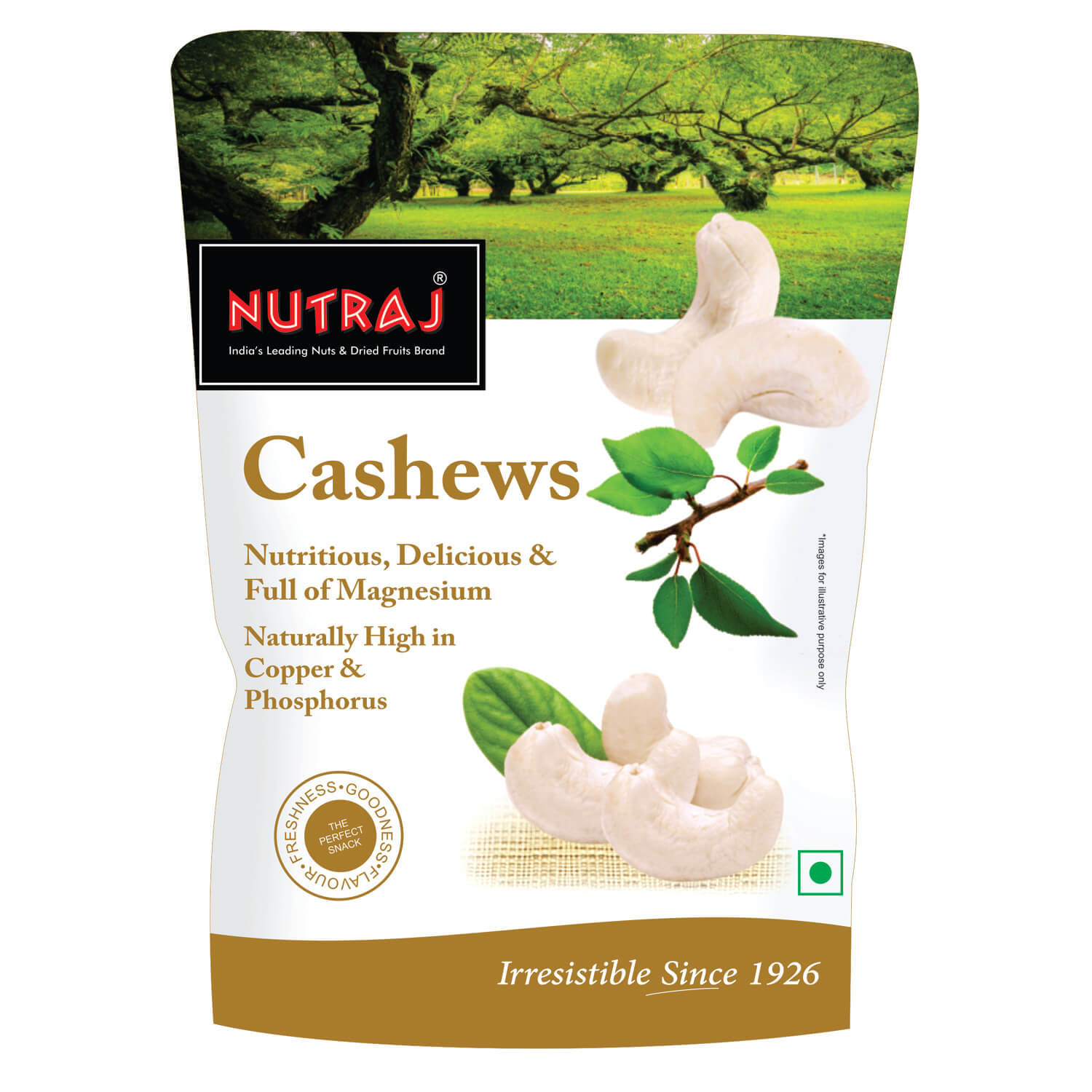 Nutraj Daily Needs Dry Fruits Combo Pack (Almonds, Cashews, Raisins, Pistachios) - 1Kg (250g Each)