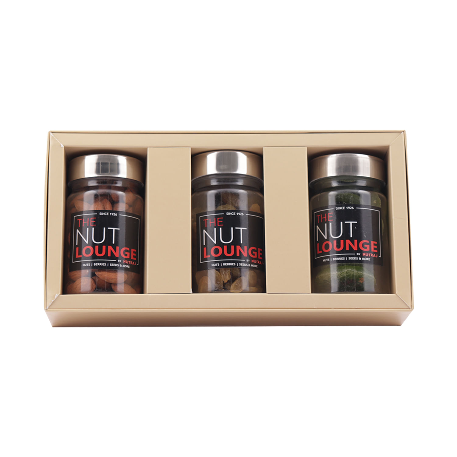 Nutraj Mixed Dry Fruit Gift Pack 300g - (Almond 100g, Raisin 100g, Kiwi 100g)