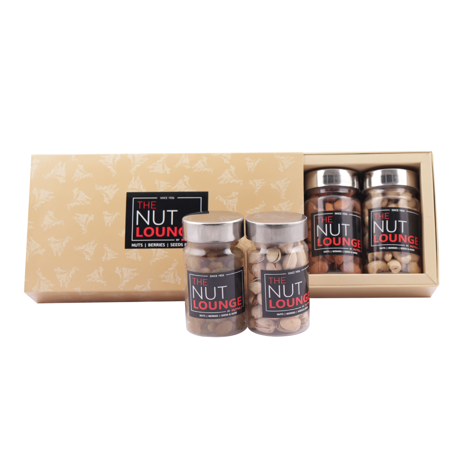 Nutraj Mixed Dry Fruit Gift Pack 400g - (Almond 100g, Cashew 100g, Raisin 100g, Pistachio 100g)