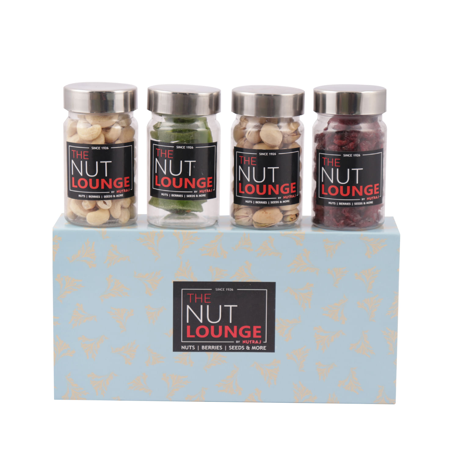 Nutraj Mixed Dry Fruit Gift Pack 400g - (Cashew 100g, Pistachio R&S 100g, Kiwi 100g, Cranberry 100g)
