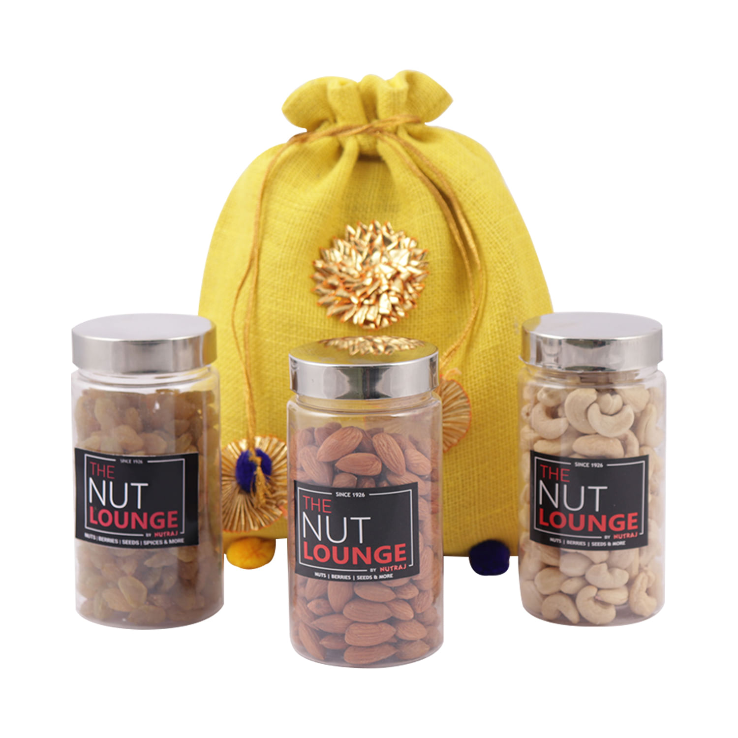 Nutraj Mixed Dry Fruit Gift Pack 600g - (Raisin 200g, Almond 200g, Cashew 200g)