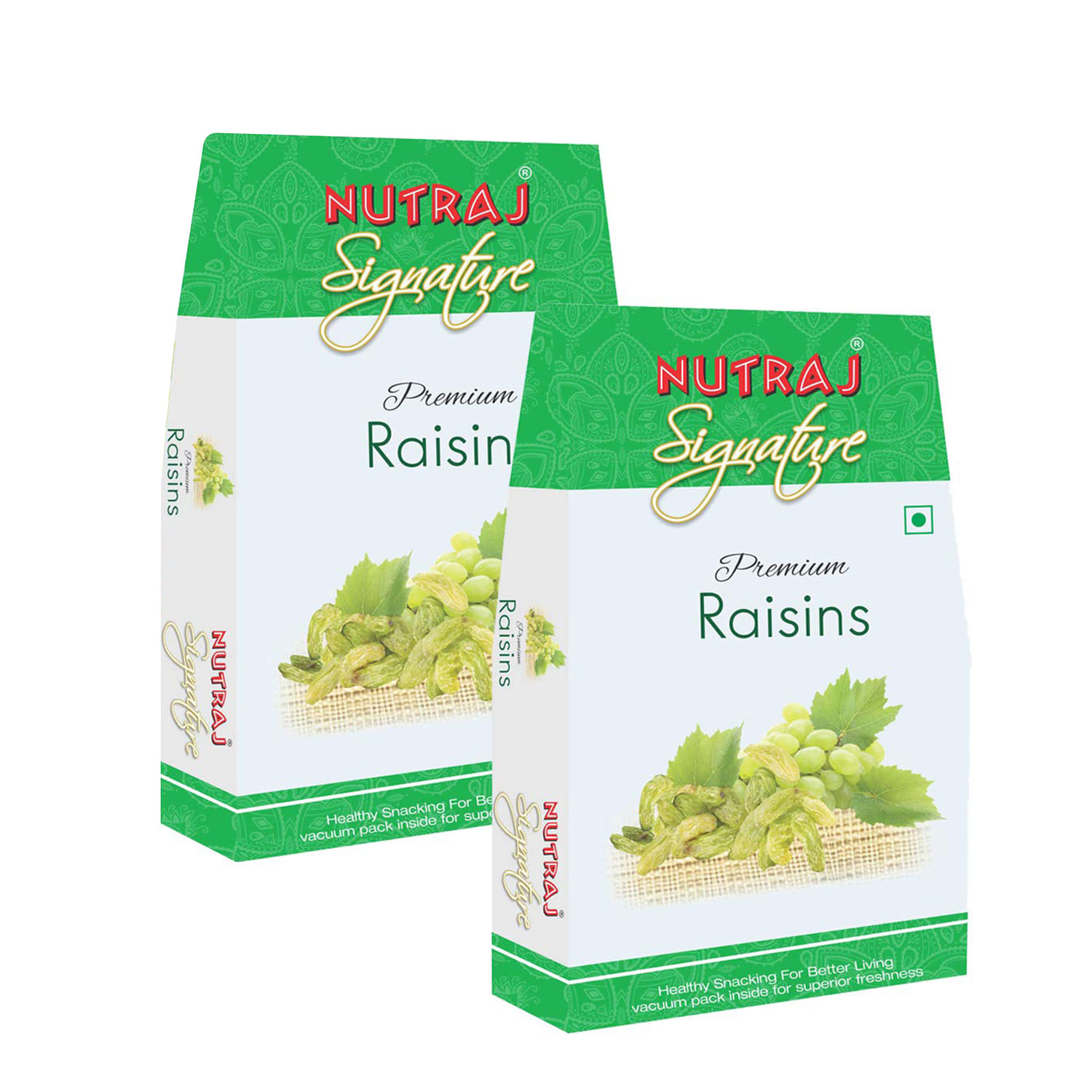 Nutraj Signature Premium Raisins 400g (2 X 200g) - Vacuum Pack