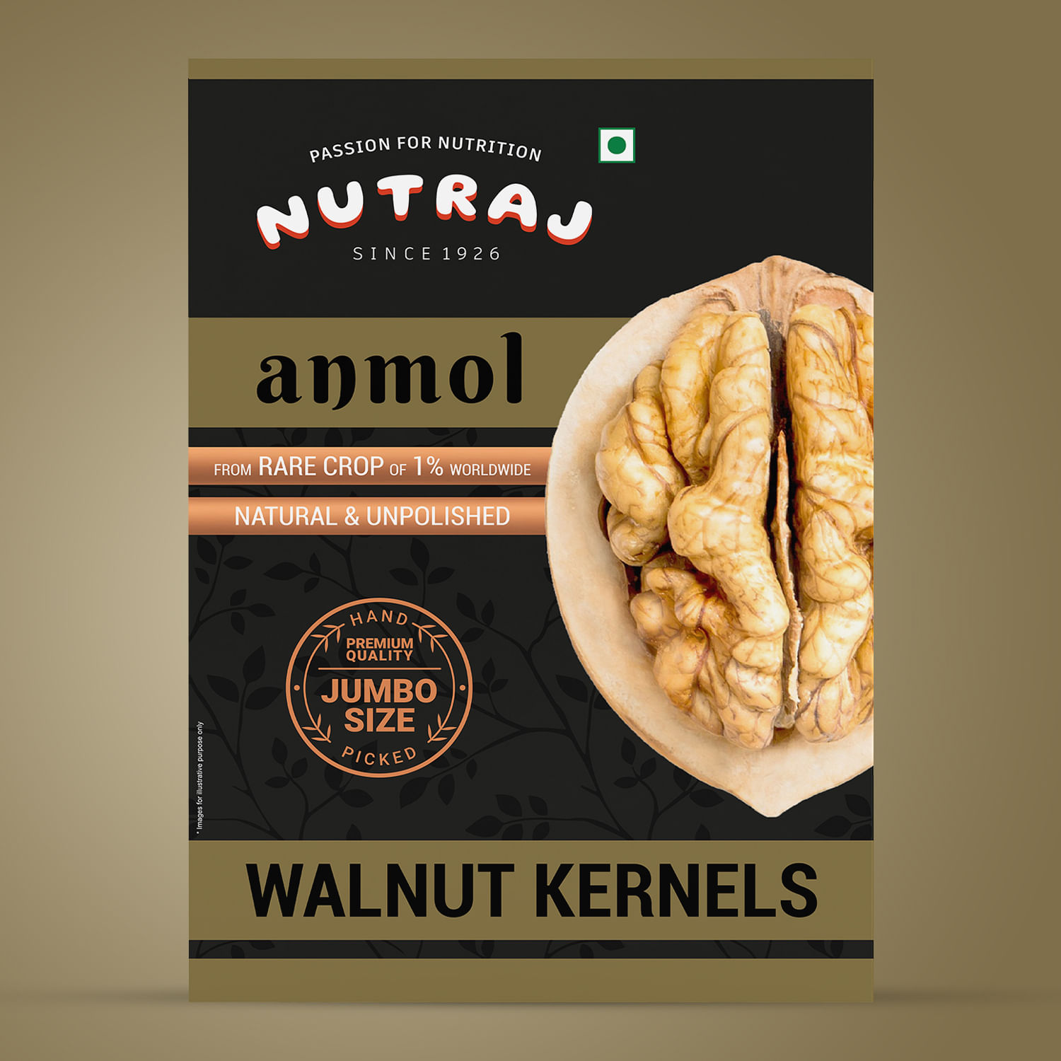 Anmol Premium Walnut Kernel (Jumbo Size - Rare Crop - Natural)
