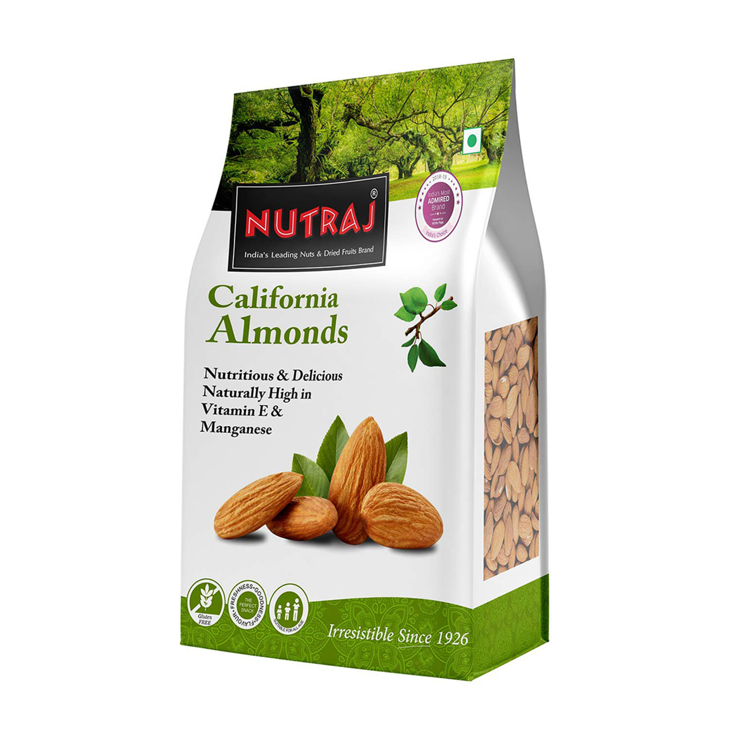 Nutraj California Almonds 1 Kg 