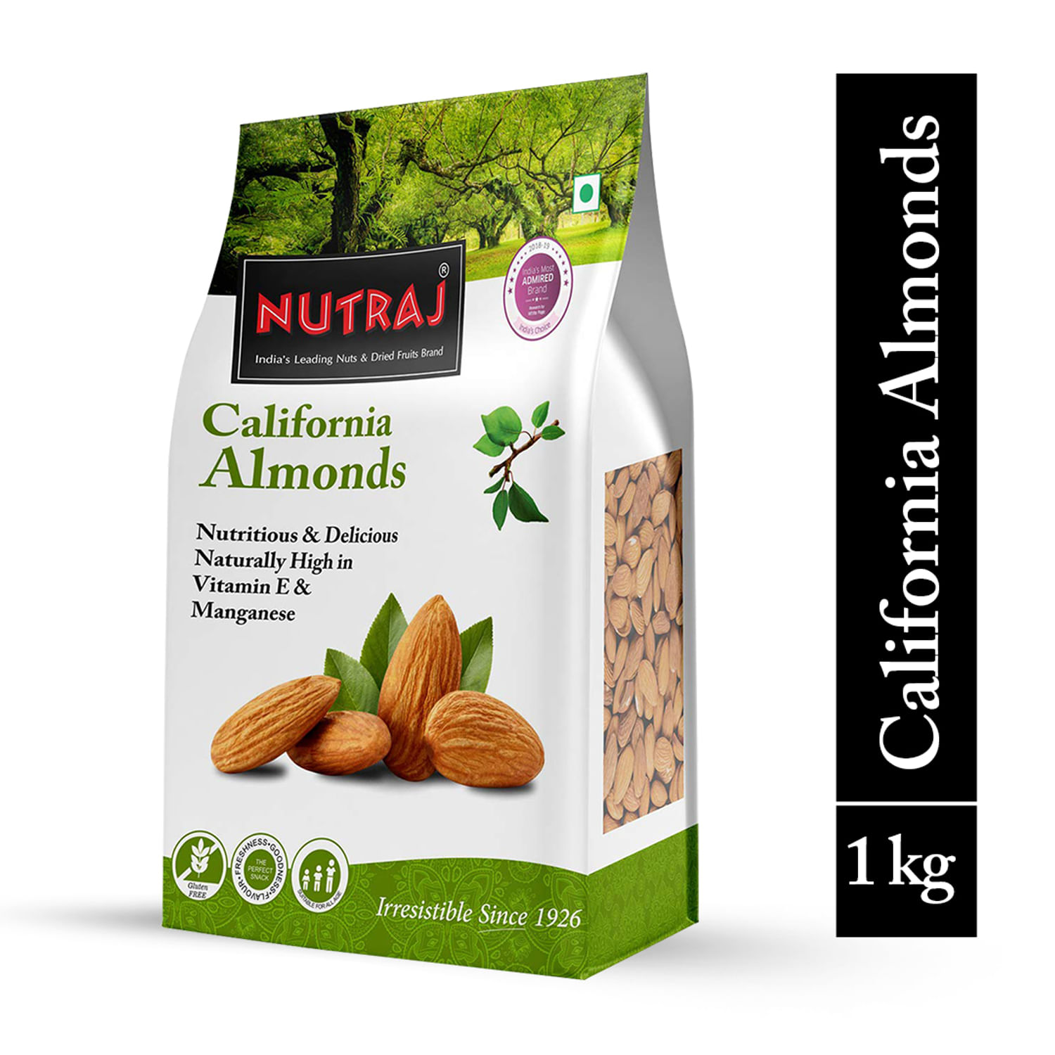 Nutraj California Almonds 1 Kg 