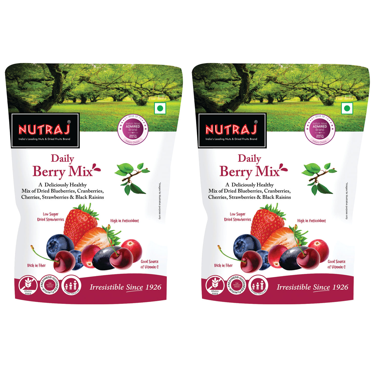Nutraj Daily Berry Mix 400g (2 X 200g)