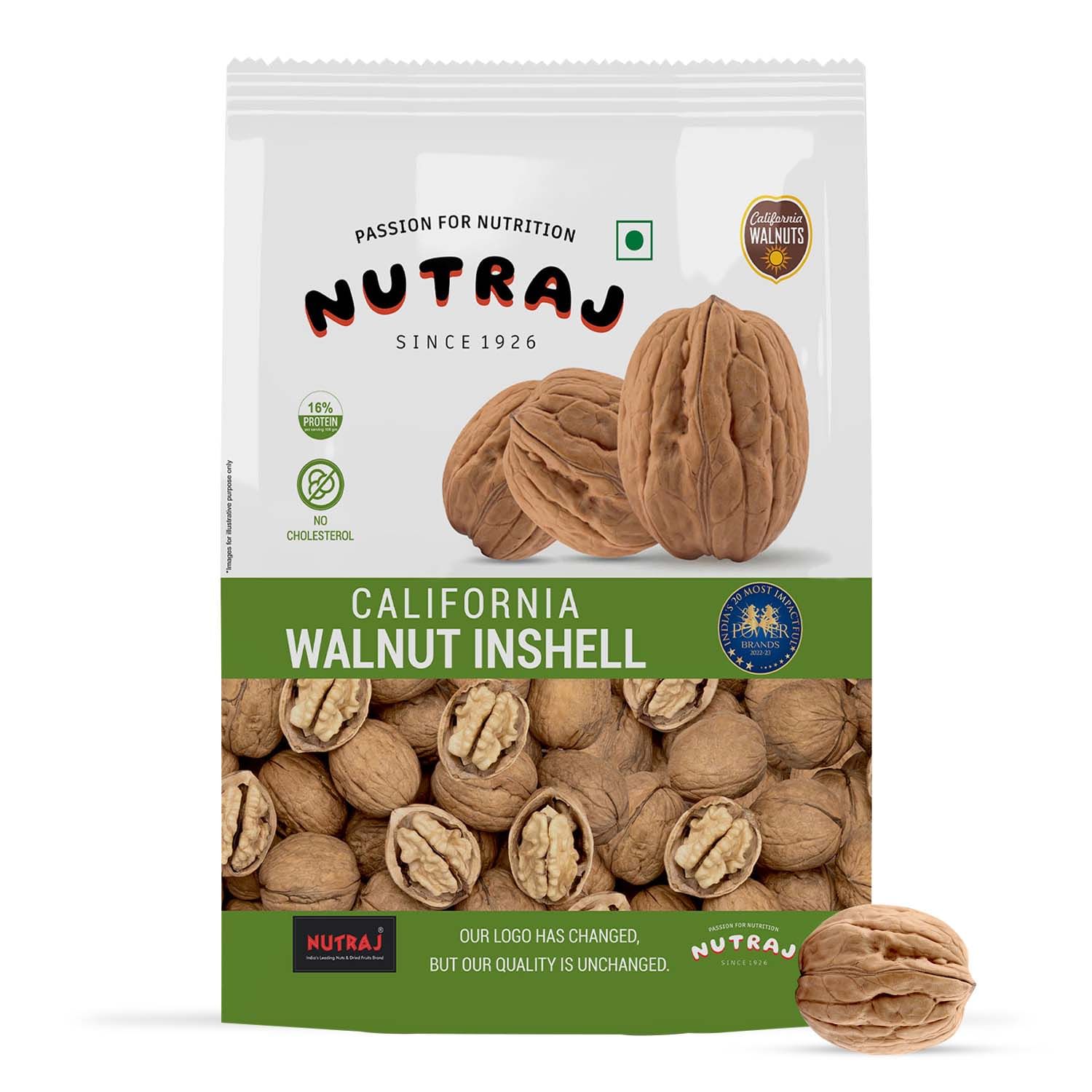 Nutraj California Walnut In shell Jumbo 1Kg