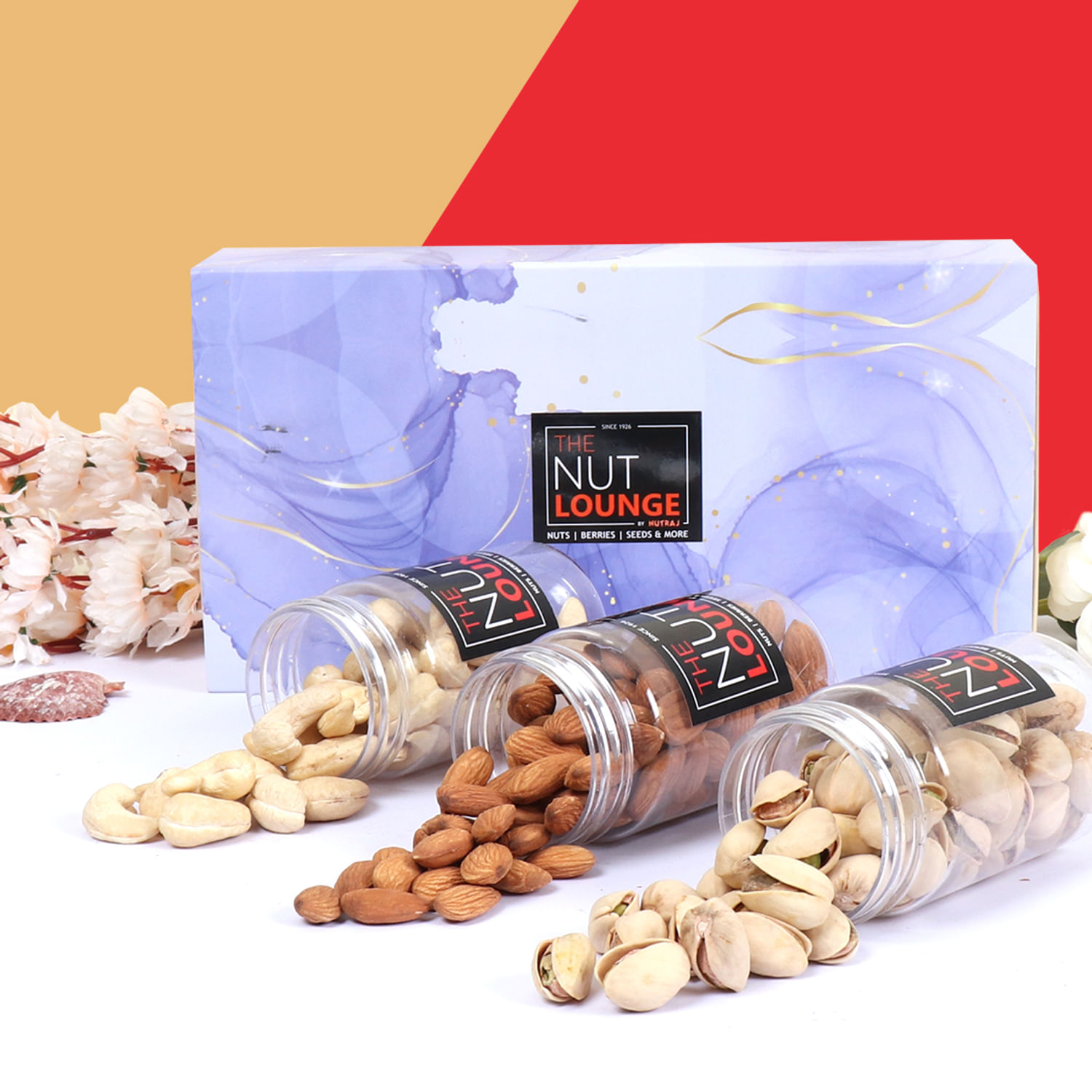 Almond, Cashew and Pistachio Sparkle Rakhi Treat