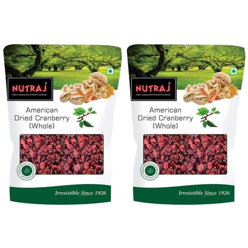 Nutraj American Dried Whole Cranberries 400g (2 X 200g)
