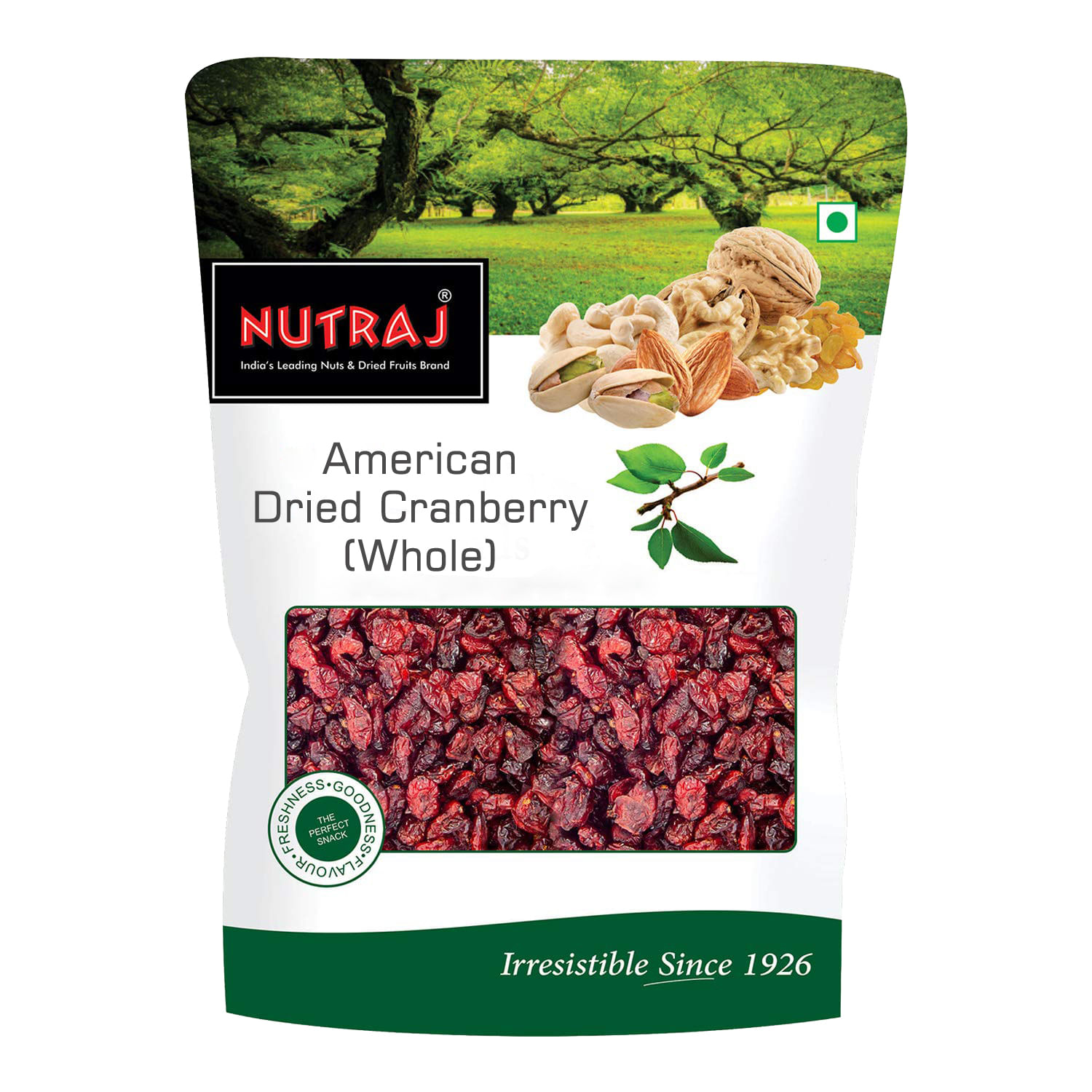 Nutraj American Dried Whole Cranberries 200g
