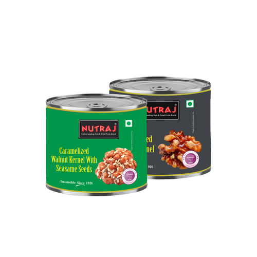Nutraj Caramelized Walnut Kernels 200g (100g Each)