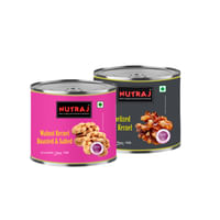 Nutraj Pack of Roasted and Salted and Caramelized Walnut Kernels 100g Each