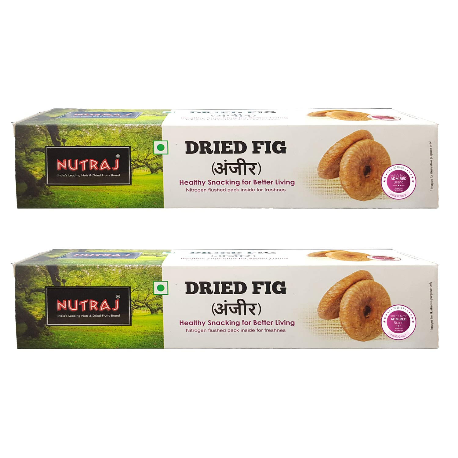 Nutraj Dried Fig (Anjeer) 400g (2 X 200g)