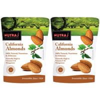 Nutraj California Almonds 250G (Pack Of 2)
