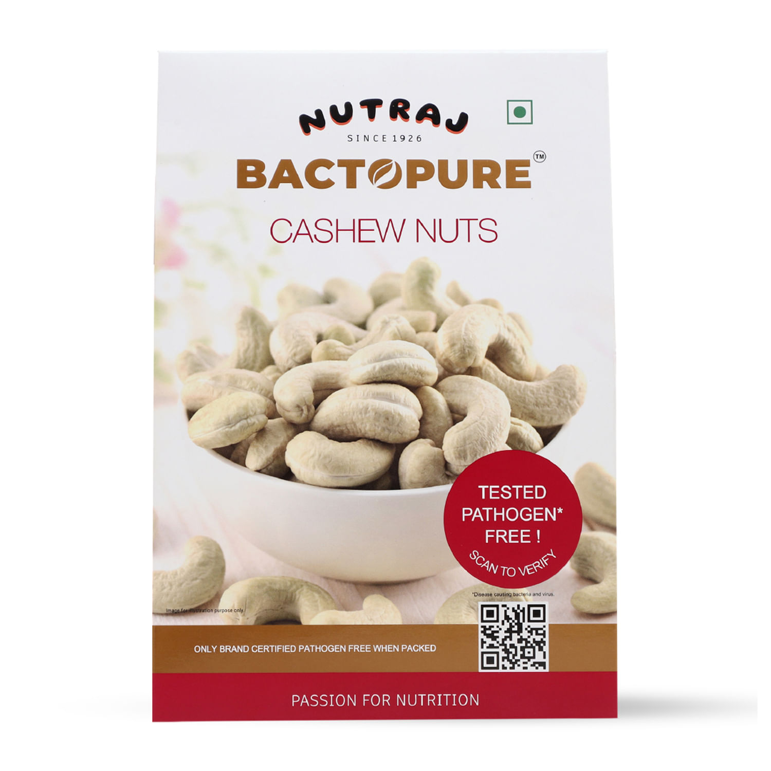 Bactopure Cashew Nuts 250 gm