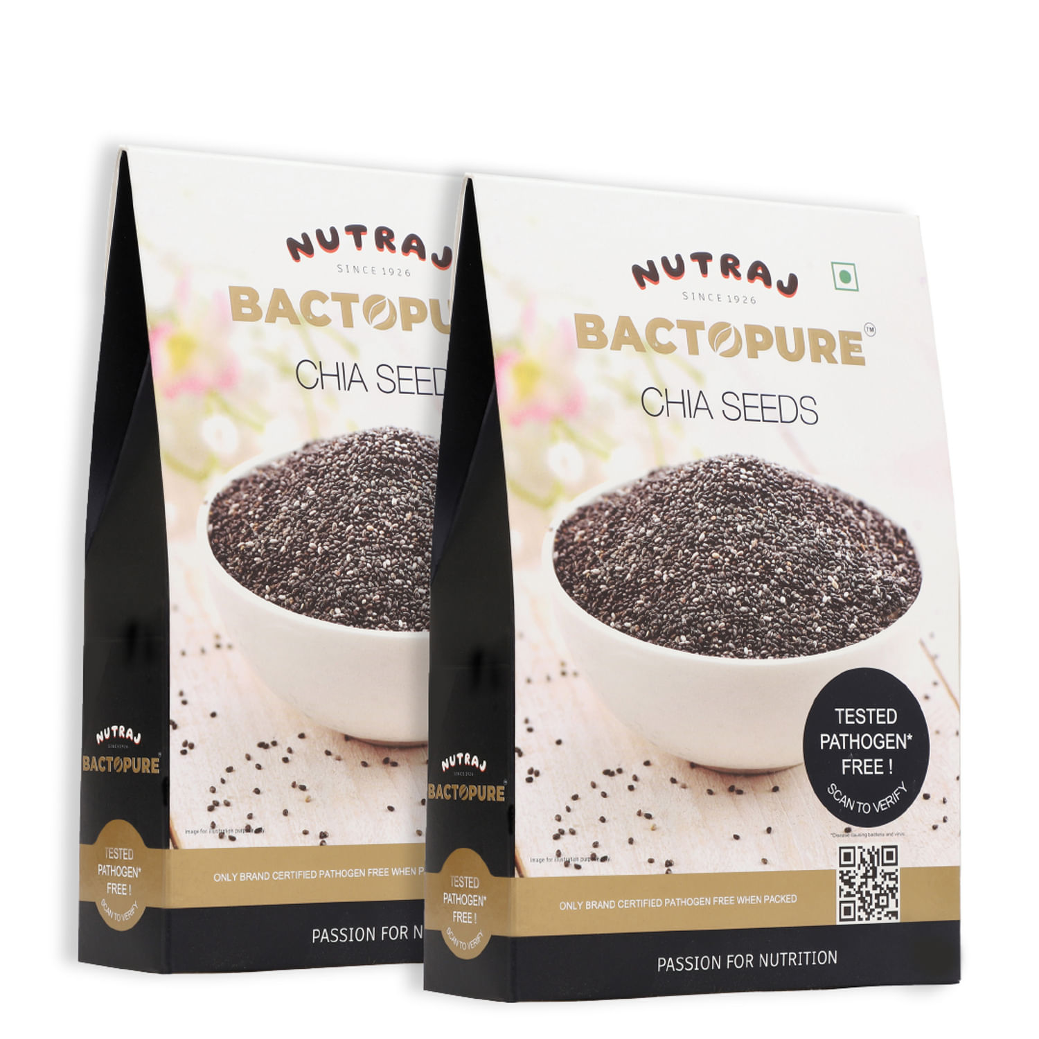 Bactopure Chia Seeds 200 gm - Pack of 2