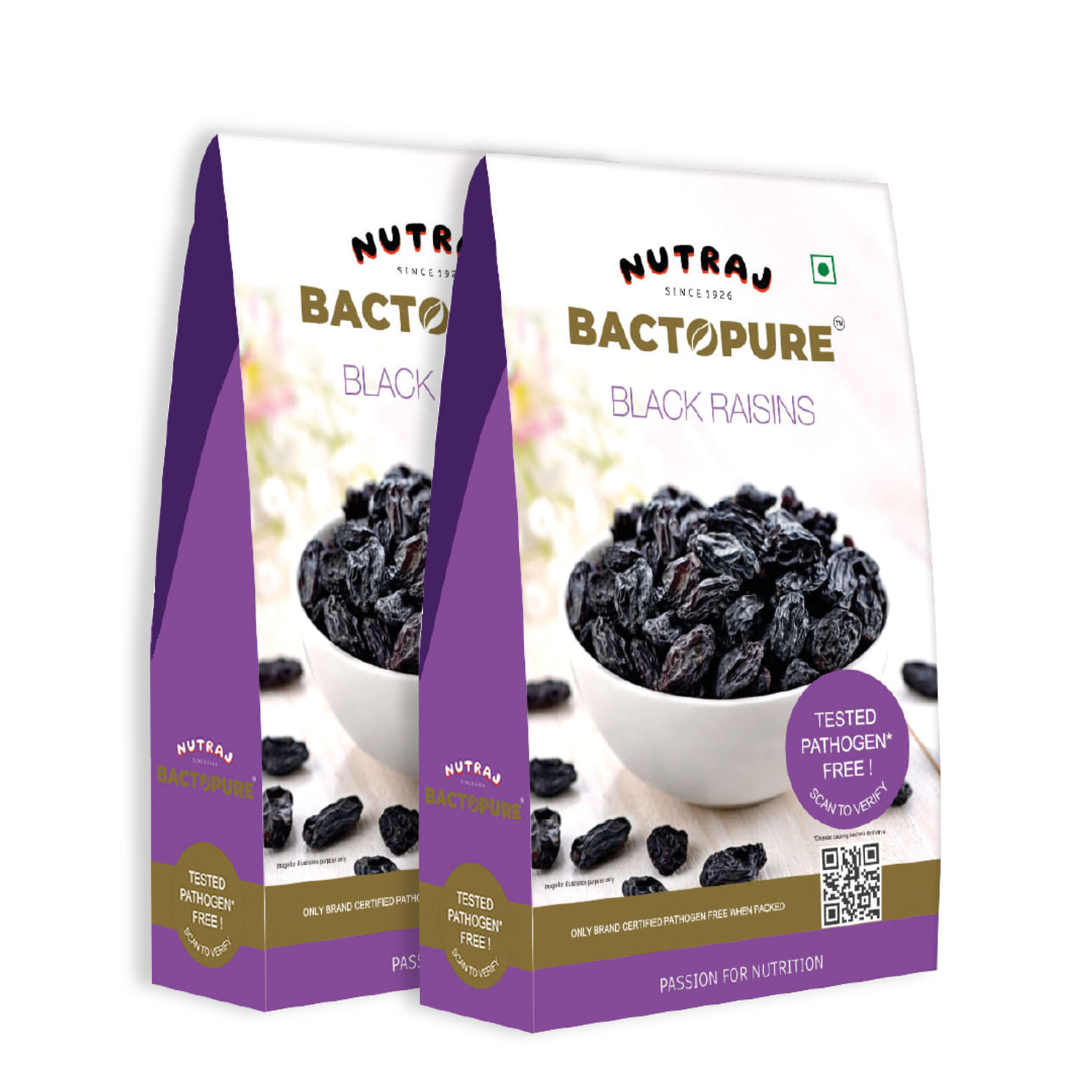 Bactopure Raisins Black 250 gm - Pack of 2