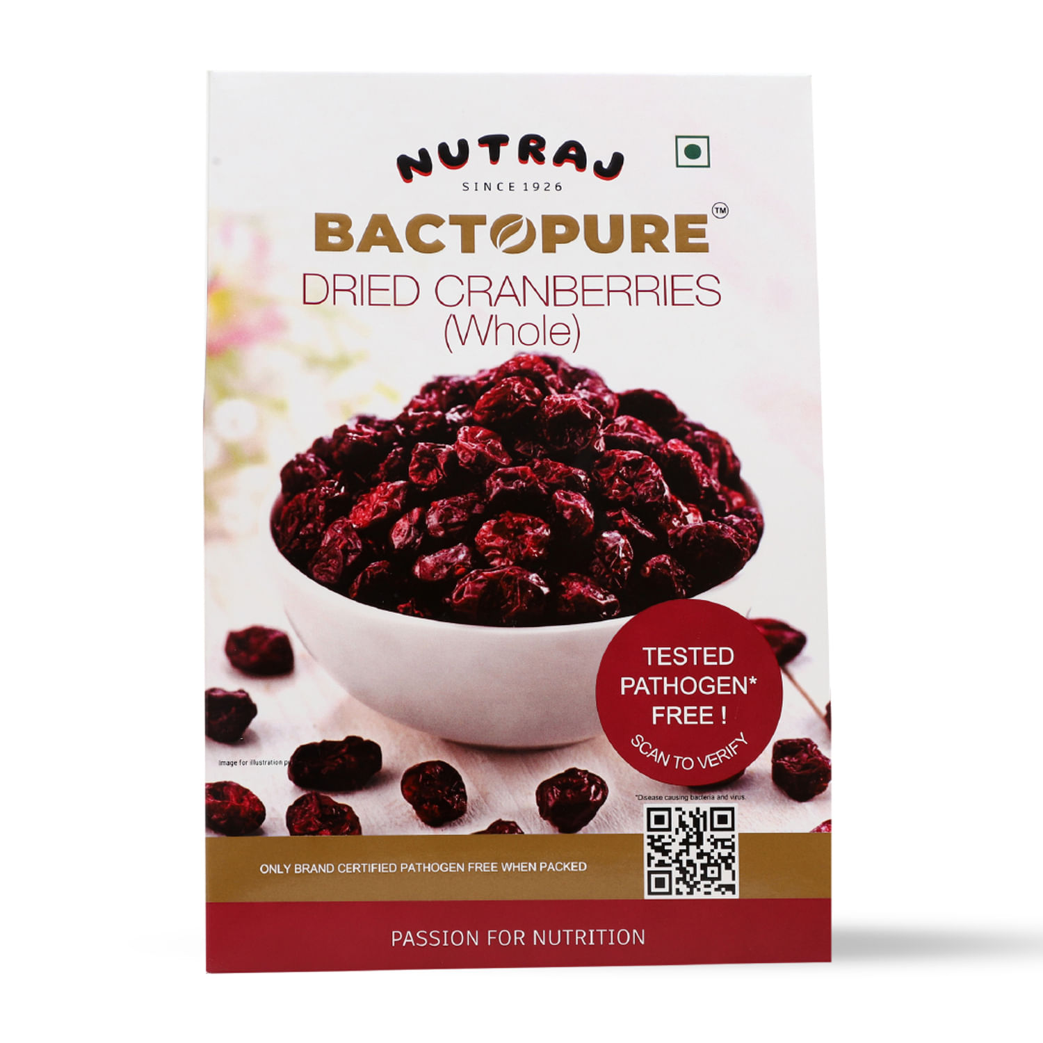 Bactopure Cranberries Whole 200 gm
