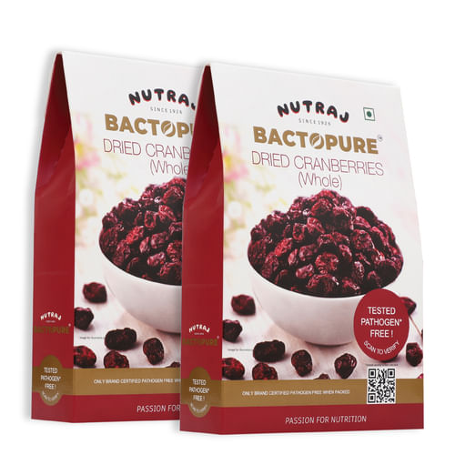 Bactopure Cranberries Whole 200 gm - Pack of 2