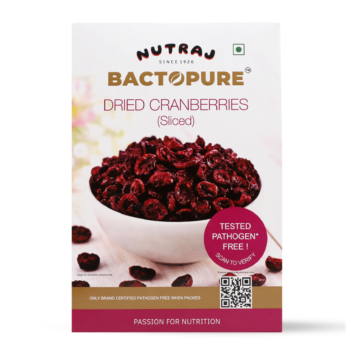 Bactopure Cranberries Sliced 200 gm