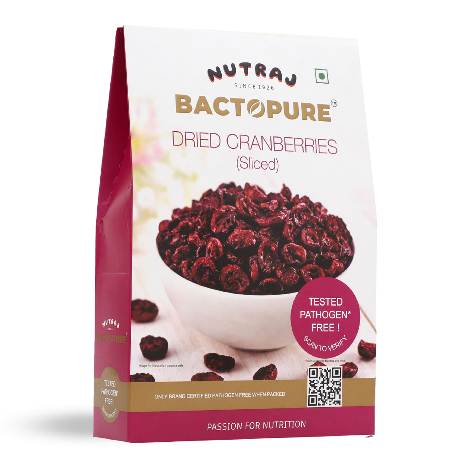 Bactopure Cranberries Sliced 200 gm - Pack of 2