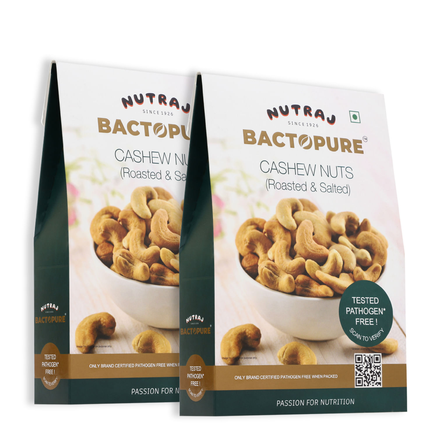 Bactopure Roasted cashew 200 gm - Pack of 2