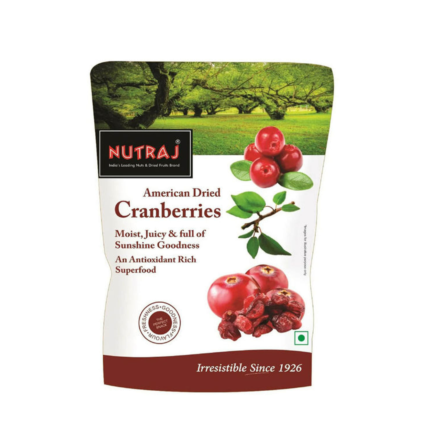 Nutraj Sweet & Tart Sliced Cranberry 180g (Buy 2 Get One Free)