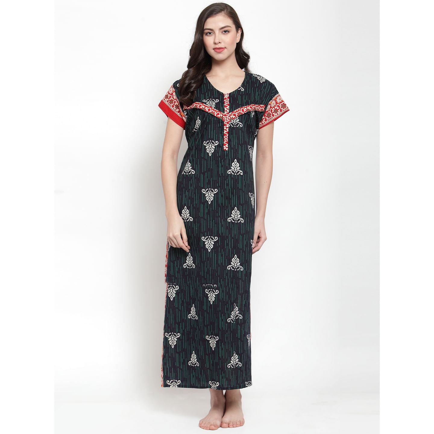 woolen maternity nighty