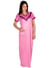 Secret Wish Women's Satin Pink Nighty, Nightdress (Free Size, NT-26)