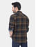 Multicolour Double Pocket Checked Overshirt