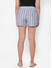 Chic Striped Cotton Lounge Shorts