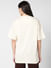 Solid Off-White Oversized T-Shirt