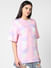 Pink Tie & Dye Oversized T-Shirt