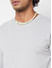 Grey Melange Round Neck T-shirt