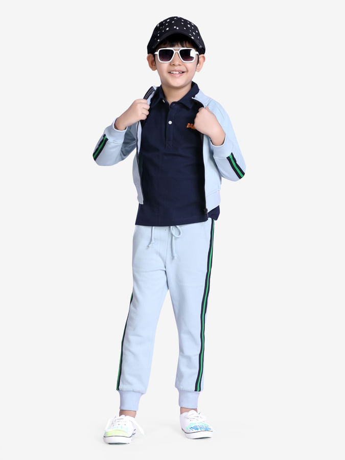 Blue track pant for boys
