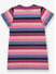 Rainbow with a little glitter striped dress for girls