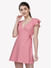 Trendy Pink Wrap Dress