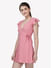 Trendy Pink Wrap Dress
