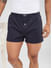 Solid Navy Twill Shorts