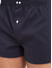 Solid Navy Twill Shorts