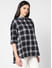 Black & White Checkered Oversized Shirt