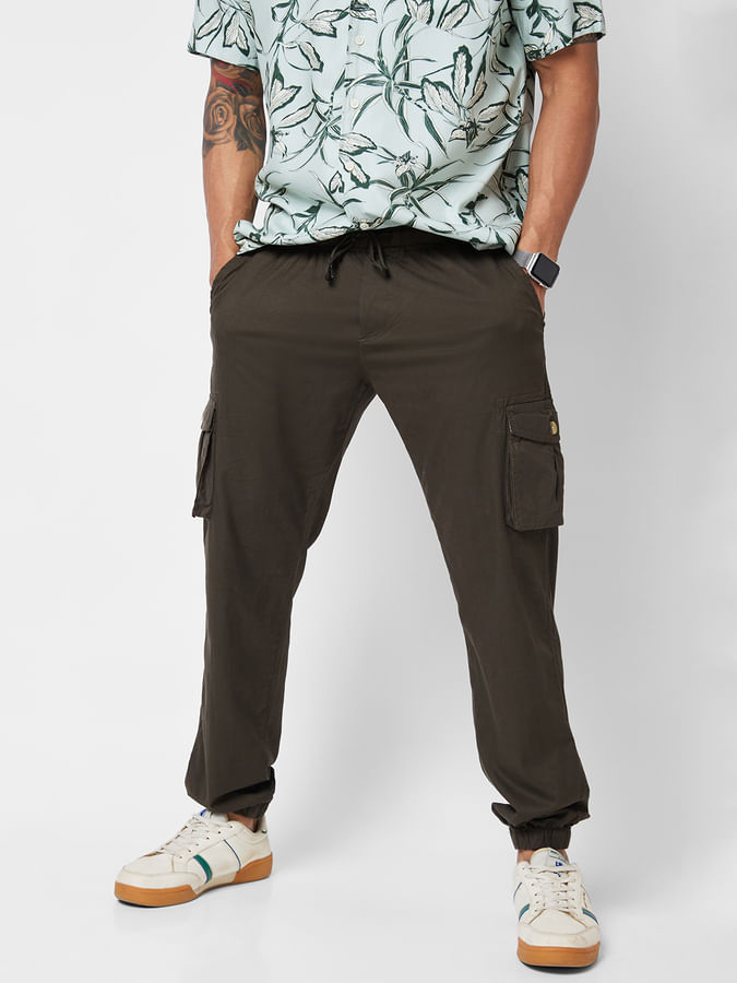 Olive Relaxed Fit Joggers